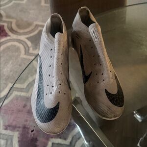 Nike Cream and Black Soccer Cleats